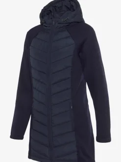 Doudoune matelassée avec manches en tricot polaire doux