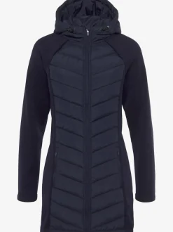 Doudoune matelassée avec manches en tricot polaire doux