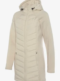 Doudoune matelassée avec manches en tricot polaire doux
