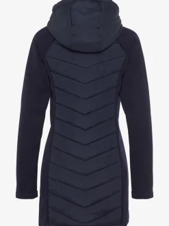 Doudoune matelassée avec manches en tricot polaire doux