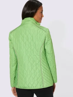 Doudoune matelassée col montant avec poche intérieure boutonnée