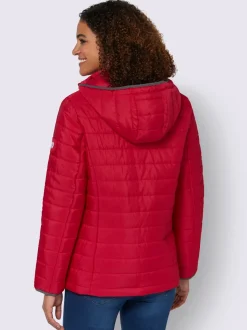 Doudoune matelassée confortable capuche amovible poches zippées