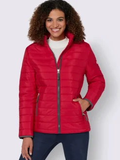 Doudoune matelassée confortable capuche amovible poches zippées