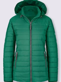 Doudoune matelassée confortable capuche amovible poches zippées