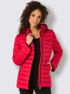 Doudounes avec capuche amovible et poches zippées pratiques