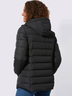 Doudounes matelassées avec capuche amovible et poches pratiques