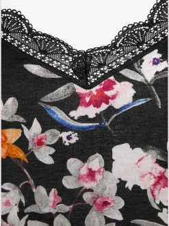 Déshabillé à motif floral
