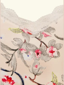 Déshabillé à motif floral