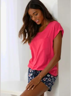 Ensemble de pyjama court avec t-shirt et short