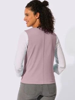 Gilet de costume à col V avec patte de boutonnage