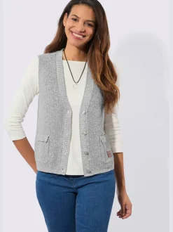 Gilet en tricot 50% coton