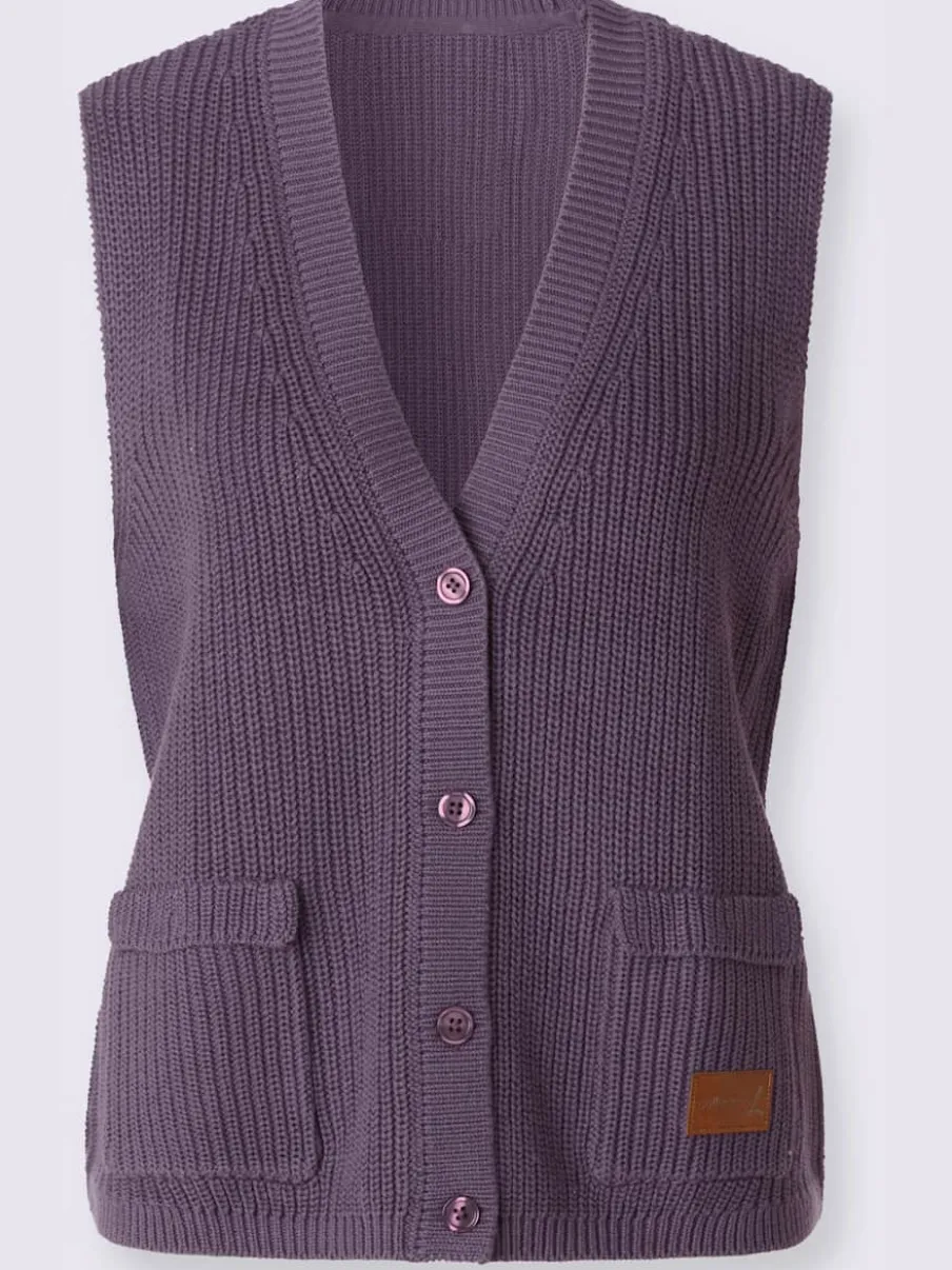 Gilet en tricot 50% coton