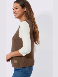 Gilet en tricot 50% coton