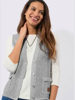 Gilet en tricot 50% coton