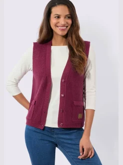 Gilet en tricot 50% coton