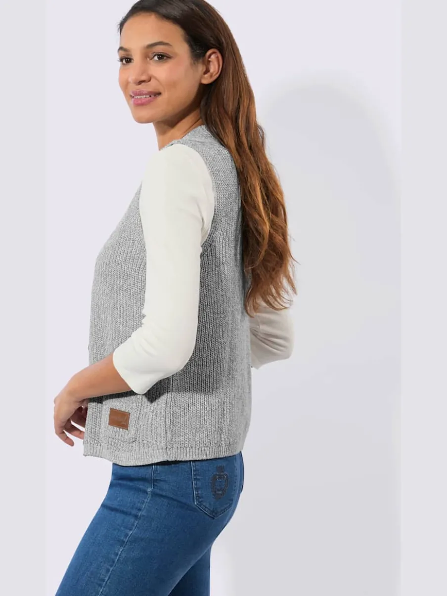 Gilet en tricot 50% coton
