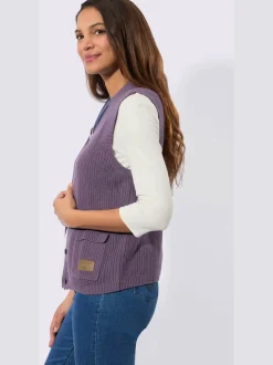 Gilet en tricot 50% coton