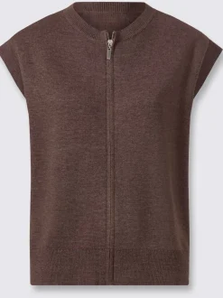 Gilet en tricot tricot fin élégant