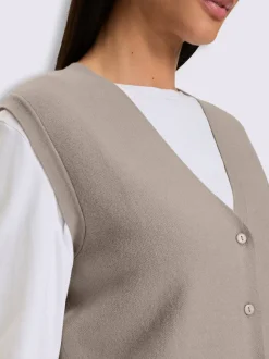 Gilet en tricot 50% viscose