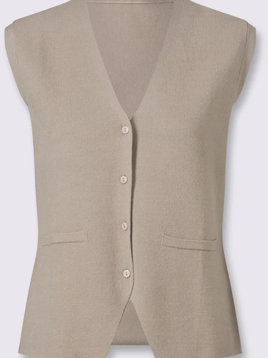 Gilet en tricot 50% viscose