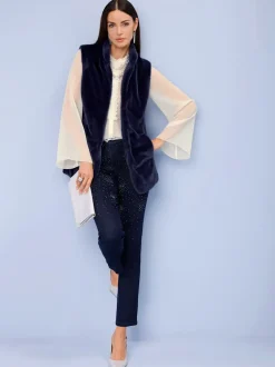 Gilet imitation fourrure qualité ultra-douce