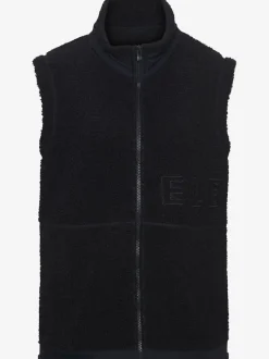 Gilet polaire à col haut avec poches et glissières