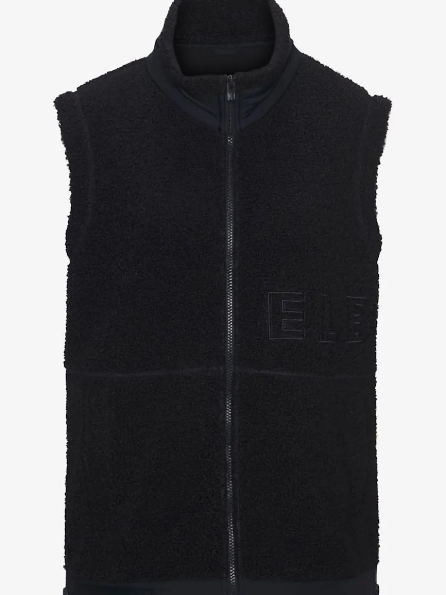 Gilet polaire à col haut avec poches et glissières