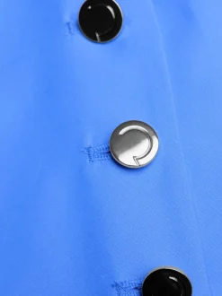Gilets en mélange de soie structurés avec boutons estampés