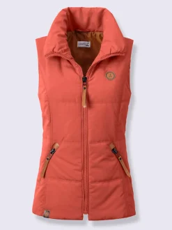 Gilets matelassés col montant à poches zippées pratiques
