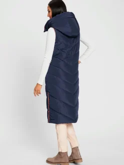 Gilets réversibles avec capuche et poches pratiques