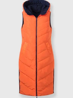 Gilets réversibles avec capuche et poches pratiques