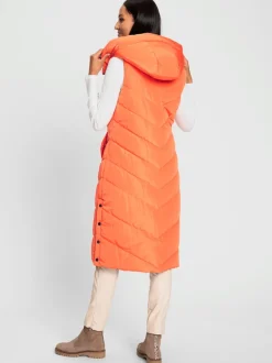 Gilets réversibles avec capuche et poches pratiques