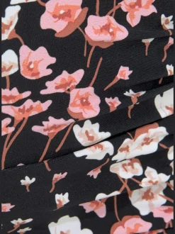 Haut de bikini bandeau à armatures imprimé floral doux