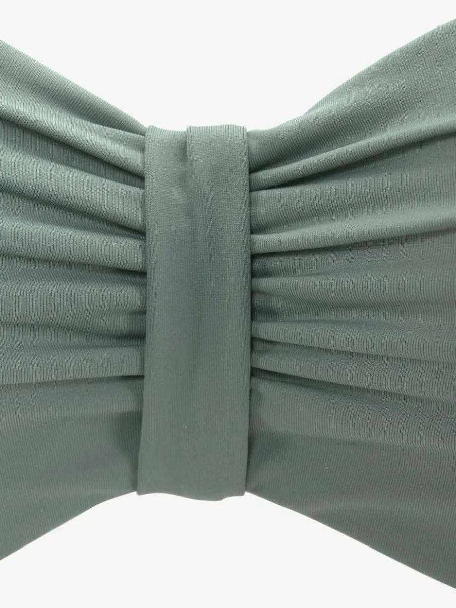 Haut de bikini bandeau à armatures avec bonnets rembourrés
