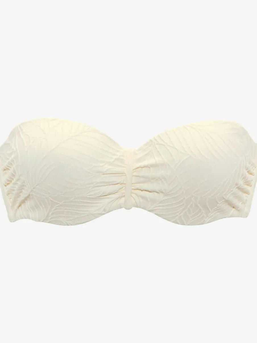Haut de bikini bandeau à armatures avec bretelles multiway