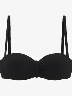 Haut de bikini bandeau à armatures avec bretelles multiway