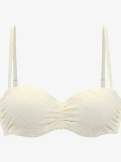 Haut de bikini bandeau à armatures avec bretelles multiway