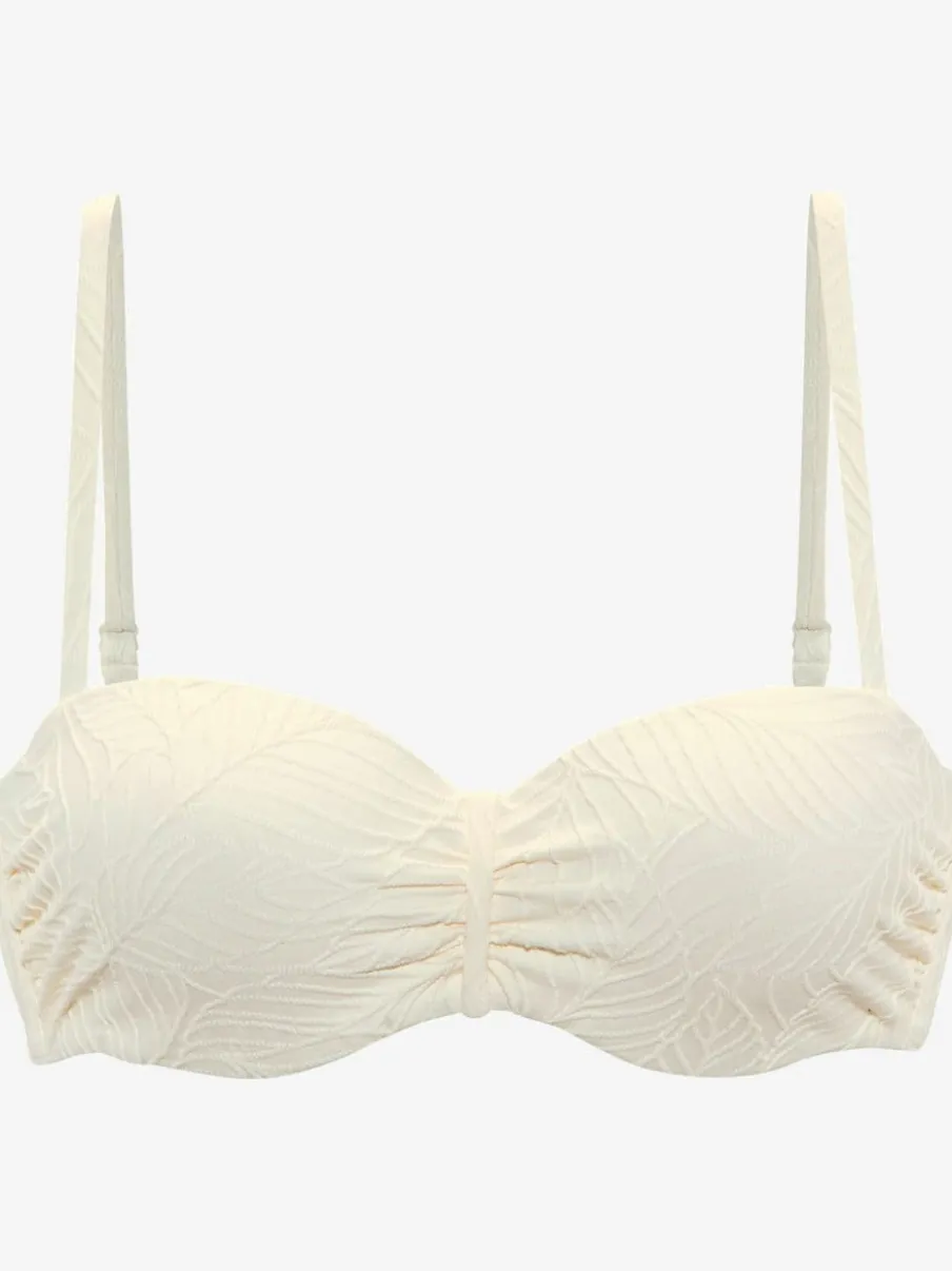 Haut de bikini bandeau à armatures avec bretelles multiway