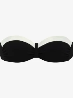 Haut de bikini bandeau avec armatures et bonnets rembourrés