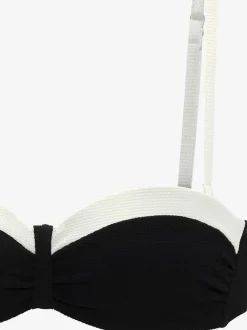Haut de bikini bandeau avec armatures et bonnets rembourrés
