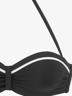 Haut de bikini bandeau avec bonnets rembourrés doux