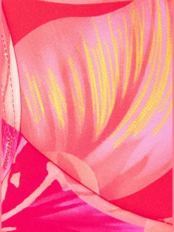 Haut de bikini push-up à motifs floraux et réglables