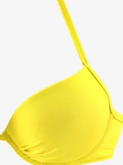Haut de bikini push-up à nouer dans le cou avec bonnets rembourrés