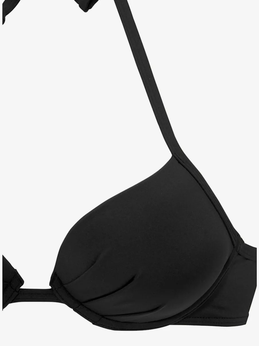 Haut de bikini push-up à nouer dans le cou