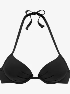 Haut de bikini push-up à nouer dans le cou