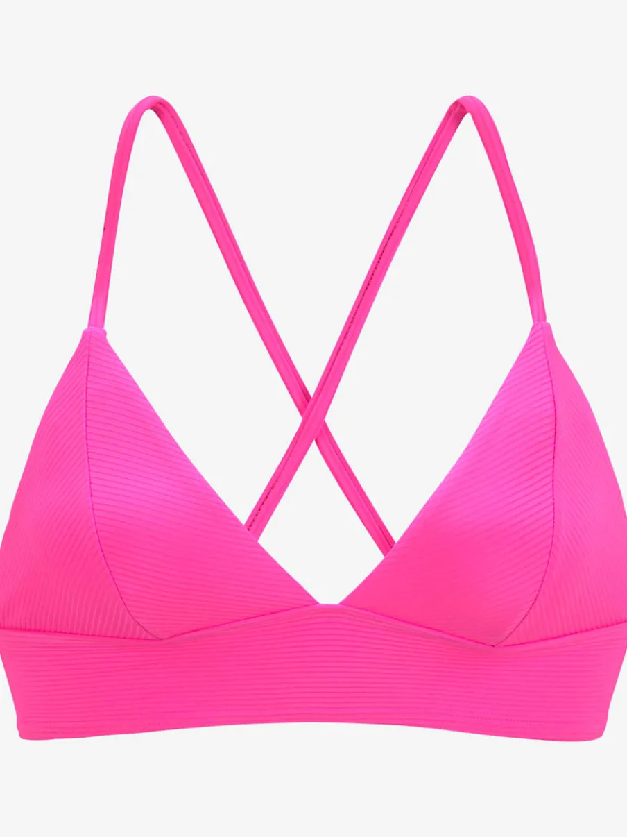 Haut de bikini triangle avec bonnets amovibles et bretelles réglables