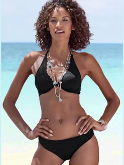 Haut de bikini triangle avec bonnets amovibles en microfibre douce