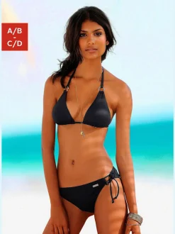 Haut de bikini triangle avec bonnets amovibles réglables