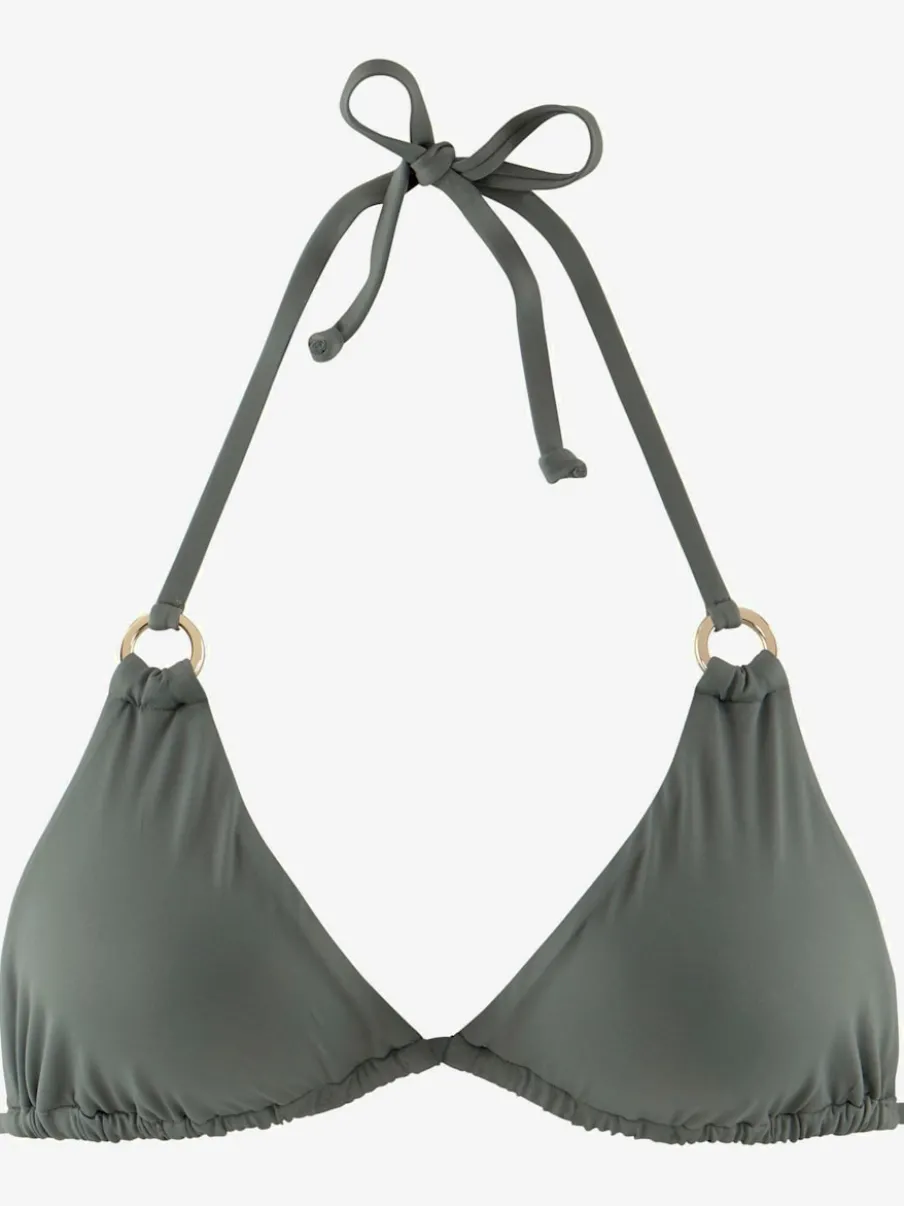 Haut de bikini triangle avec bonnets amovibles réglables