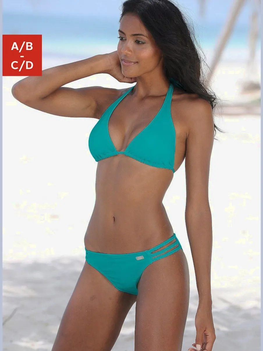 Haut de bikini triangle avec bonnets amovibles réglables